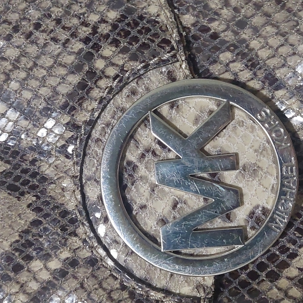 Michael Kors Snakeskin Satchel - Picture 3 of 12